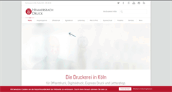 Desktop Screenshot of hemmersbach-druck.de